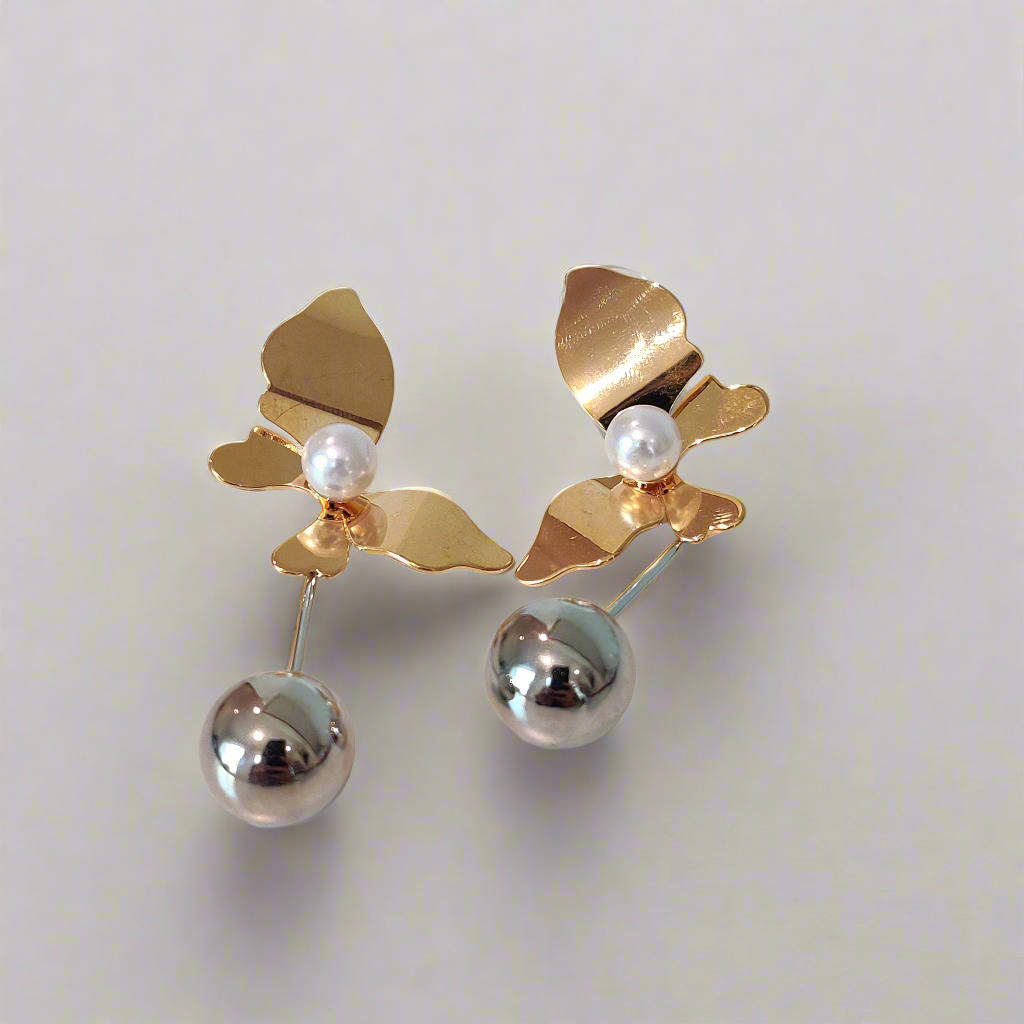 Butterfly Pearl Drop