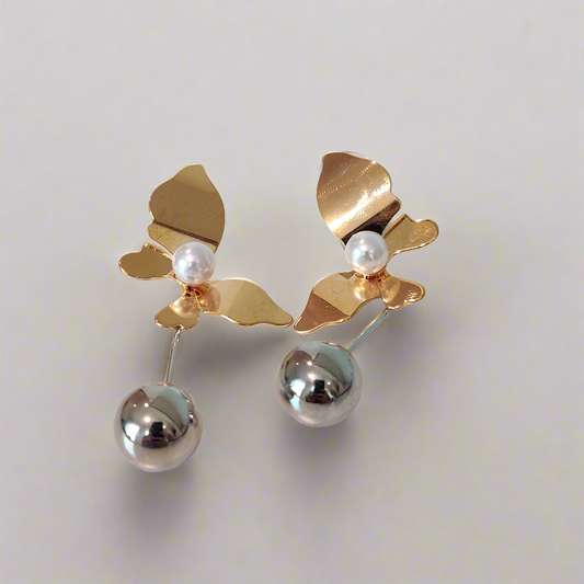 Butterfly Pearl Drop